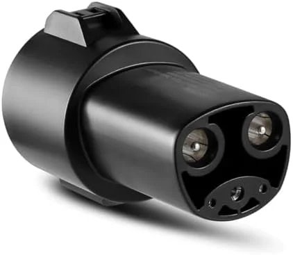 Lectron J1772 to NACS EV Charging Adapter 80A (240V) – Compatible with Tesla Model S/3/X/Y/Cybertruck and All NACS Electric Vehicles - UL 2252 Certified (Black)