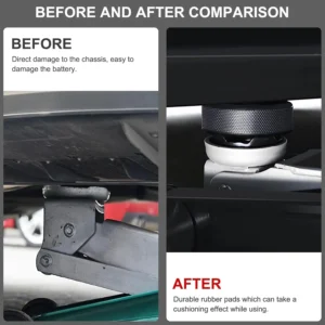 Lifting Jack Pads Compatible with Tesla Model Y/3/X/S & Model Y Juniper, 2016-2026 Upgrade Rubber Lift Pucks Accessories for Tire Repair, Floor Jack Puck Protect Battery & Chassis (4 PCS) view 2