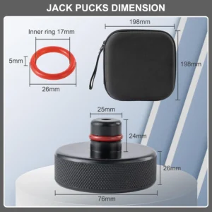 Lifting Jack Pads Compatible with Tesla Model Y/3/X/S & Model Y Juniper, 2016-2026 Upgrade Rubber Lift Pucks Accessories for Tire Repair, Floor Jack Puck Protect Battery & Chassis (4 PCS) view 6