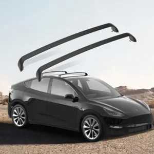 Lockable Roof Rack Crossbars for Tesla Model Y 2020-2024 | No Drill Noiseless Aluminum Cargo Bars | Luggage Kayak Bike Ski Roof Rack Carrier view 7