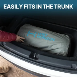 Lost Horizon Air & Foam Camping Mattress for Tesla Model Y (2020–2024), Self Inflating Sileeping Pad with Air Pump, 4.5" Thick, R-Value 13 view 6