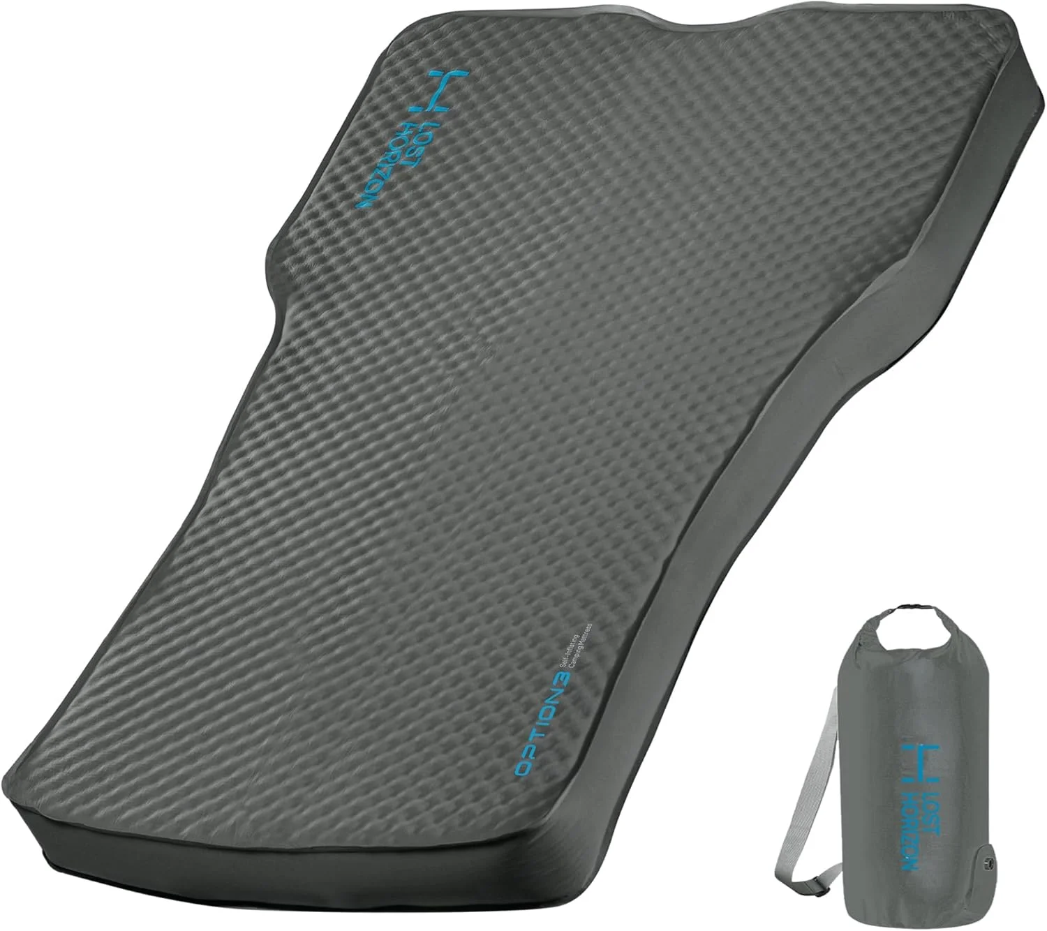 Lost Horizon Tesla Model 3 Camping Mattress inflated inside Model 3