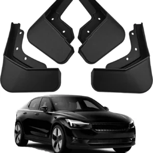 Mud Flaps Compatible with 2025 Polestar 2 Accessories 2021-2024 All Weather Fender Guard Mudguards Sediment Protection No Need to Drill Holes view 1