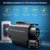 NACS to CCS Adapter, Tesla Supercharger to CCS1 Charger Adapter, Max 500A 1000V Fast Charging Compatible with CCS1 Electric Vehicle Ford Ford GM Rivian Volvo