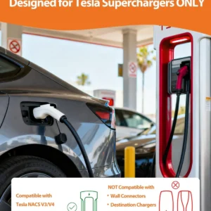 NACS to CCS EV Adapter, UL2252 Certified 500A/1000V Fast Charging Adapter with Interlock, Compatible with Tesla Superchargers for Ford, Rivian, GM, Volvo, Nissan, Mercedes, Polestar, Hyundai view 5