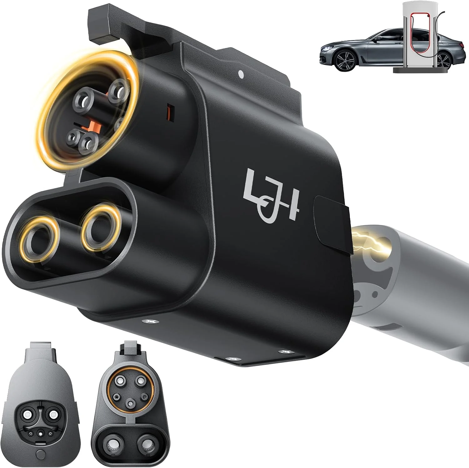 NACS to CCS1 Adapter for Tesla Supercharger access