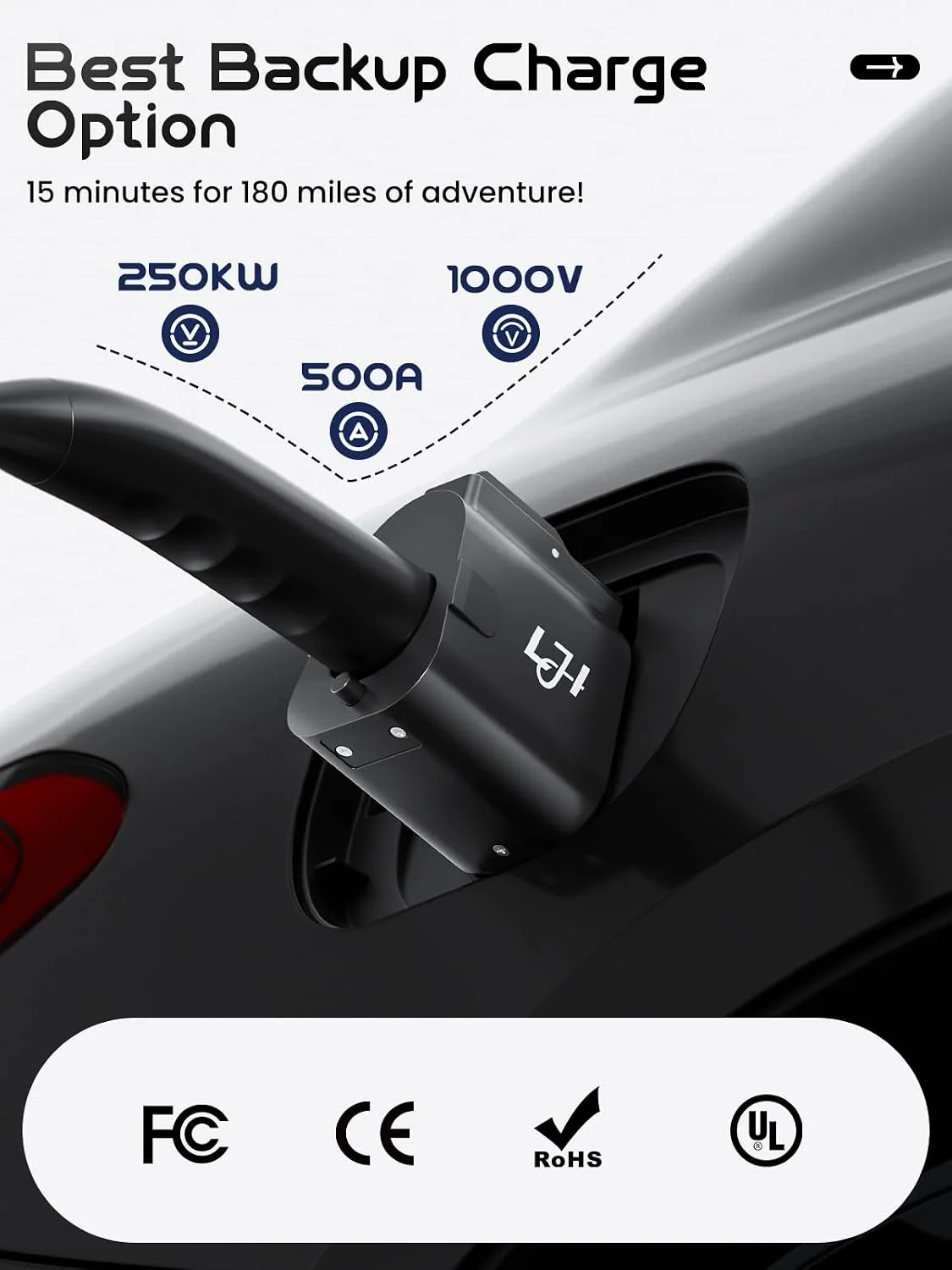 Durable weather-resistant EV adapter