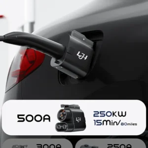 NACS to CCS1 Adapter - 250kW DC Fast Charging (1000V/500A) for Tesla Supercharger V3/V4 - Compatible with Ford, GM, Rivian R1T/R1S & Hyundai/Kia/Volvo EVs - IP54 Weatherproof view 6