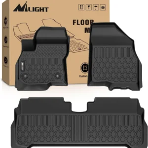 Nilight TPE Floor Mats for Chevy Bolt EUV 2022 2023 2024, All Weather Custom Fit Heavy Duty Floor Liners view 1