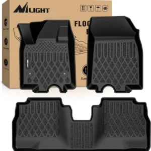 Nilight TPE Floor Mats for Chevy Bolt EUV 2022 2023 2024, All Weather Custom Fit Heavy Duty Floor Liners