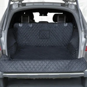 PETICON SUV Cargo Liner for Dogs, Waterproof Trunk Cover for SUVs with Bumper Flap Protector, Scratchproof Durable 600D Oxford Fabric, Non-Slip, Machine Washable view 1
