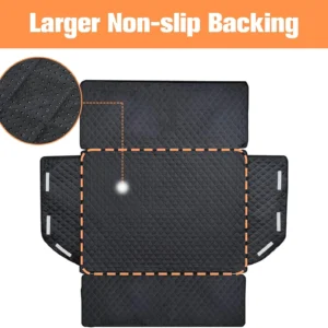 PETICON SUV Cargo Liner for Dogs, Waterproof Trunk Cover for SUVs with Bumper Flap Protector, Scratchproof Durable 600D Oxford Fabric, Non-Slip, Machine Washable view 5
