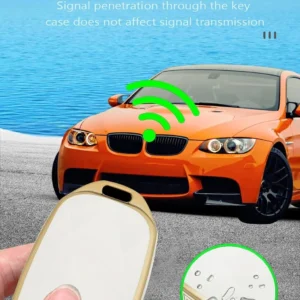 Premium TPU Car Key Case Cover Compatible With Genesis GV60 2023 2024 GV80 view 5
