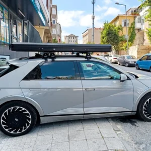 Roof Rack Cross Bars for Hyundai Ioniq 5 (2022–2025) – Fits Bare/Normal Roof Clamp-On Style, 330 lbs Capacity, Aluminum T-Slot Bars, Lockable, Heavy-Duty No-Drill Installation (Black, 2qty) view 6