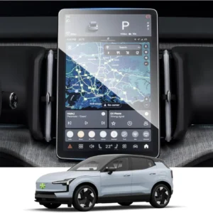 Ruiya Screen Protector for Volvo EX30 12.3" Display Touchscreen 9HD Hardness Anti-glare Scratch Tempered Glass Compatible with 2024 2025 2026 Volvo EX30 Accessories view 1