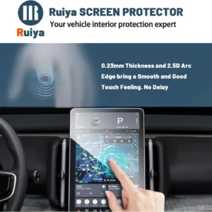 Ruiya Screen Protector for Volvo EX30 12.3" Display Touchscreen 9HD Hardness Anti-glare Scratch Tempered Glass Compatible with 2024 2025 2026 Volvo EX30 Accessories view 2