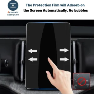 Ruiya Screen Protector for Volvo EX30 12.3" Display Touchscreen 9HD Hardness Anti-glare Scratch Tempered Glass Compatible with 2024 2025 2026 Volvo EX30 Accessories view 3