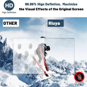 Ruiya Screen Protector for Volvo EX30 12.3" Display Touchscreen 9HD Hardness Anti-glare Scratch Tempered Glass Compatible with 2024 2025 2026 Volvo EX30 Accessories view 7