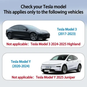 Screen Ambient Light for Tesla Model 3(2017~2023) & Model Y(2020~2024) Interior Lighting Screen Metal Protector case (Silver) view 5