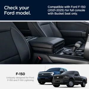 Spigen Armrest Organizer Tray for Ford F-150 2021-2026 & F-150 Lightning 2022-2026 [Check Compatibility for 2024/2025/2026 Models] view 3