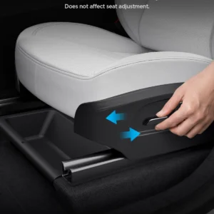 Spigen Under Seat Storage Box, Hidden Organizer Tray [Waterproof & Anti-Rattle] for 2025 2026 Tesla Model Y Juniper (Premium and Performance) - 2 Pack view 6
