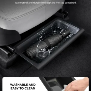 Spigen Under Seat Storage Box, Hidden Organizer Tray [Waterproof & Anti-Rattle] for 2025 2026 Tesla Model Y Juniper (Premium and Performance) - 2 Pack view 7