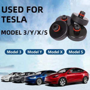 Tesla Jack Pads Lifting Jack Pad for Model Y/3/S/X Juniper Tesla Pucks Accessories with Tire Repair Tools Kit for 2016 to 2026,4 Pucks with Storage Case view 4