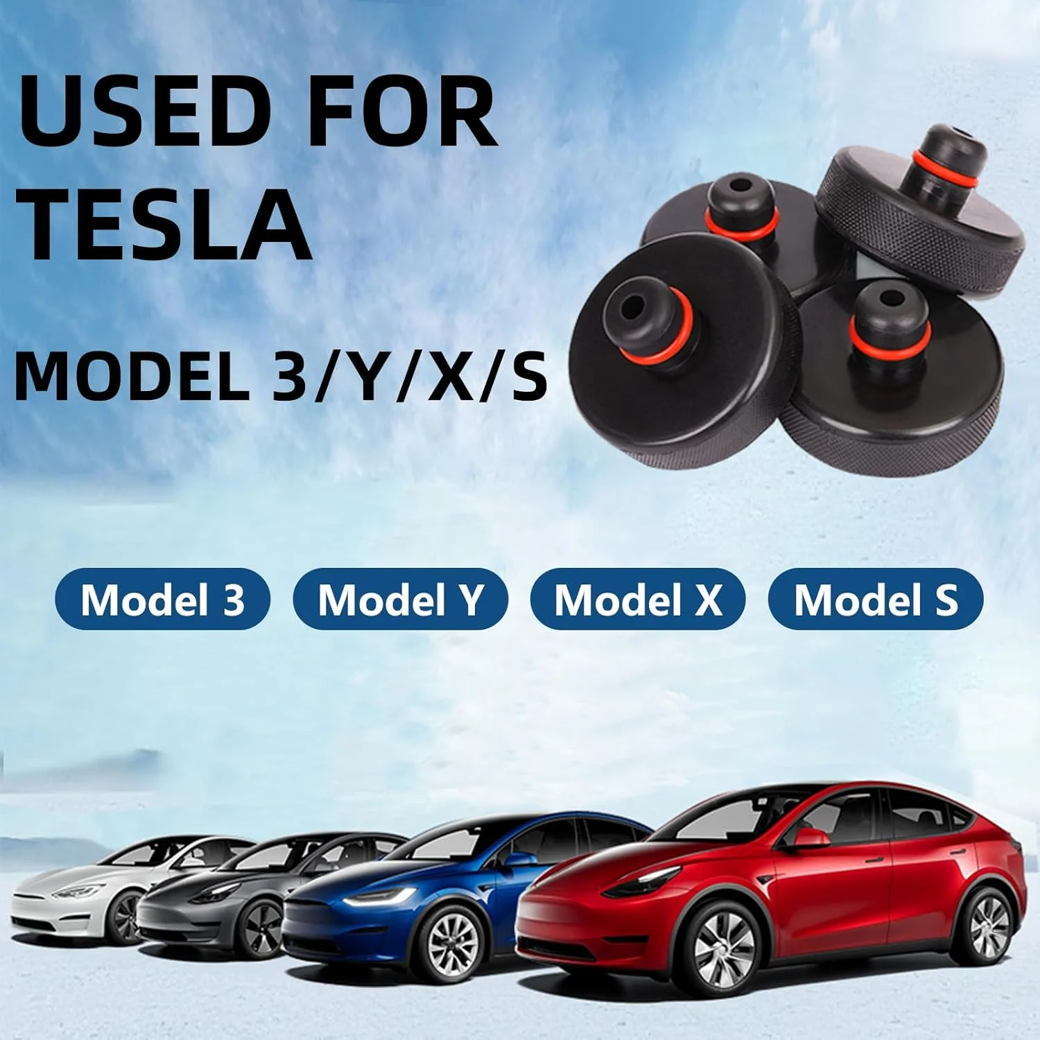 Tesla jack pad storage case
