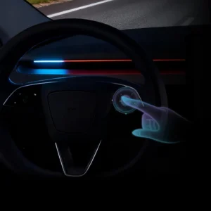 Tesla Smart Blind Spot Detection Ambient Lighting for Tesla Model 3 Highland, Plug-and-Play, Custom Color Modes Dynamic Safety Alerts & Driving Mode Effects Neon Light Kit view 6