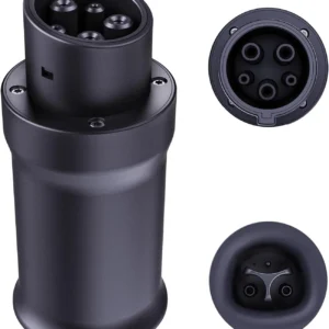 TopAutoGear NACS to CCS1 EV Charging Adapter, Max 250kW DC Fast Charging for Tesla V3 V4 Supercharger, UL Certified Fits Ford Rivian Chevy CCS1 EVs, Anti-Drop Interlock Design