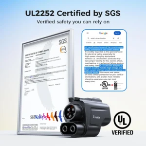UL 2252 Certified Upgraded Tesla Supercharger to CCS1 Adapter (Max 500A 1000V), NACS to CCS1 Adapter DC Fast Charging, NACS to CCS Adapter (for CCS1 EVs), Compatible with Tesla Superchargers view 4