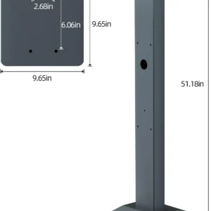 Universal Electric Vehicle Pedestal Stand – French-Designed, Heavy-Duty Carbon Steel view 2
