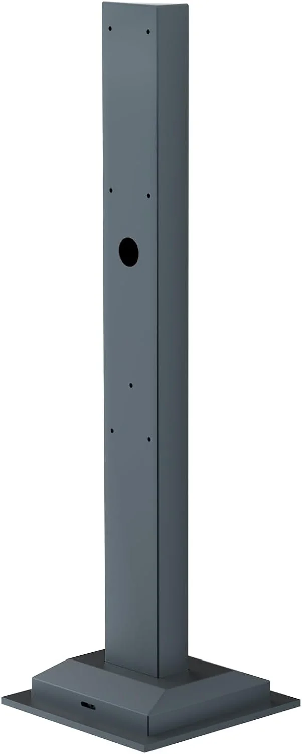 Stable EV pedestal base installation