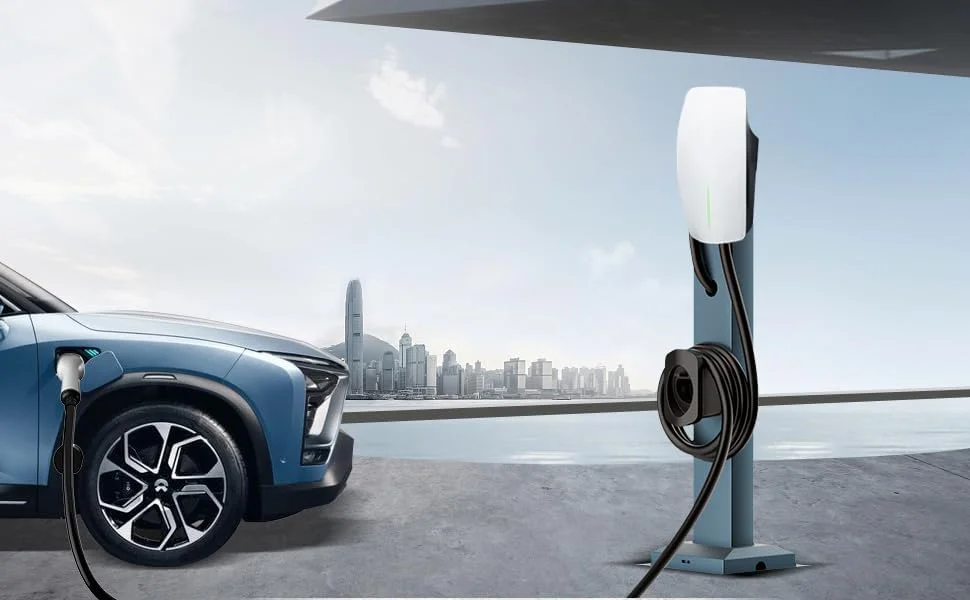 Easy installation of EV charging pedestal