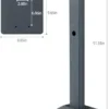 Universal Electric Vehicle Pedestal Stand – French-Designed, Heavy-Duty Carbon Steel