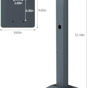 Universal Electric Vehicle Pedestal Stand – French-Designed, Heavy-Duty Carbon Steel