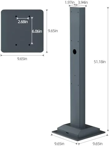 Universal Electric Vehicle Pedestal Stand – French-Designed, Heavy-Duty Carbon Steel