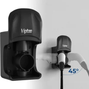 VIPTOO EV Charger Wall Mount Holder, J1772 Charger Cable Organizer with 5-Level 0°–180° Adjustable Rotation for All EV Chargers, Unique Sports Car Design view 1