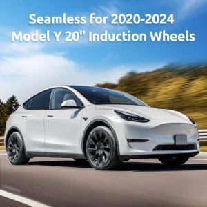 Wheel Rim Protector for Tesla Model Y 20 Inch Induction Wheels All-in-one Car Tire Trim Rings Rim Case Hubcaps Wheel Cover 2020-2024 Model Y Accessories view 5