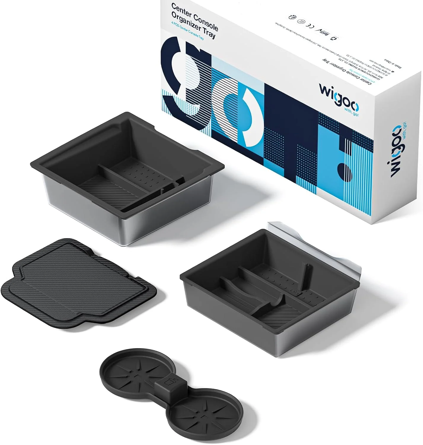 Wigoo center console organizer installed in Tesla Model 3 Highland
