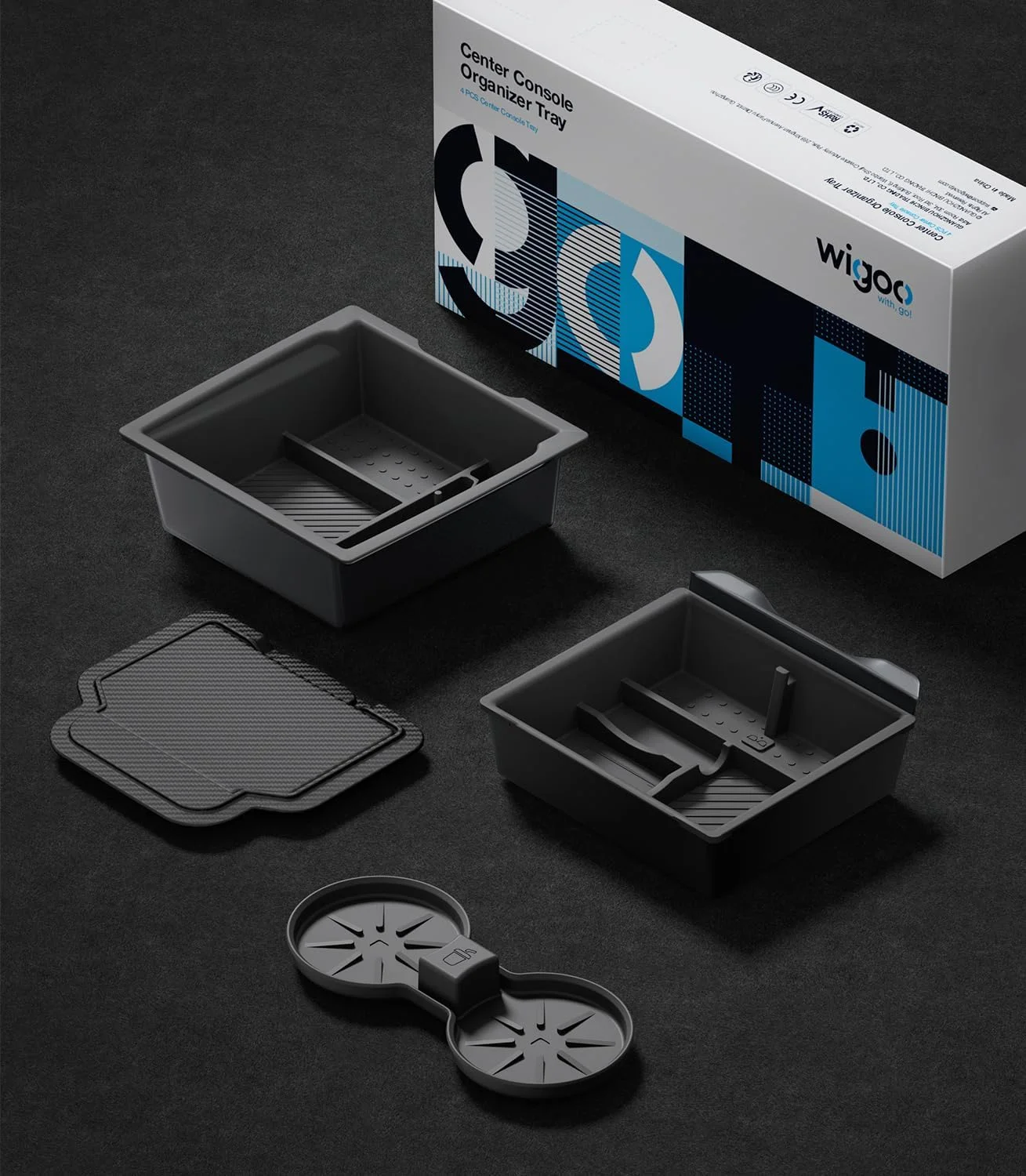 4-piece Tesla interior storage kit