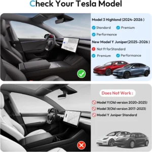 XINTUO Tesla Model Y Juniper 2025 2026 & Model 3 Highland 2024 2026 Center Console Organizer Tray [Slide Smoothly + Easy Installation] Cup Holder for Tesla Model Y Juniper Accessories view 5