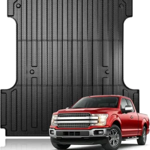YZONA Bed Mat for 2015-2026 Ford F-150 & 2022-2025 F-150 Lightning, 5.5FT Short Bed (67.1 in) · SuperCrew Cab – Custom Fit TPE Truck Bed Linner, Heavy Duty, Anti-Slip, All-Weather view 1