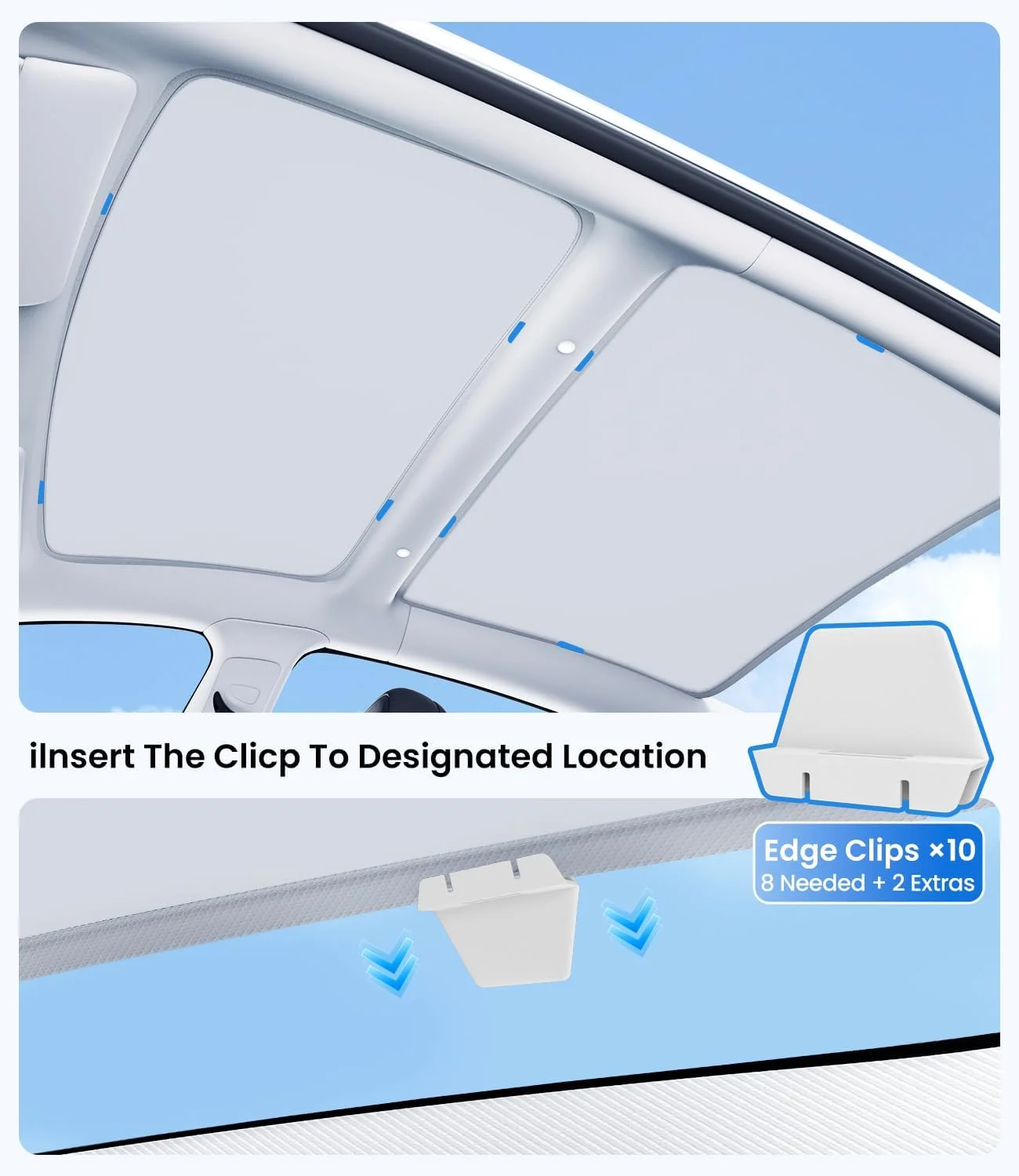 Tesla Model 3 Highland sunshade overview