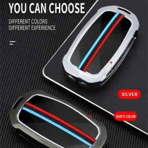 Zinc Alloy Shell Car Key Fob Case Compatible With Genesis GV60 2024 2025 view 6