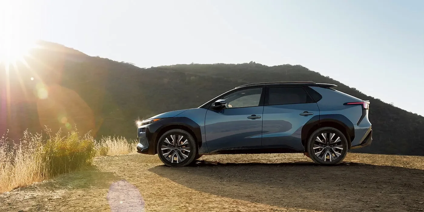 Subaru Solterra electric SUV showcasing aggressive dealership incentives and discounts